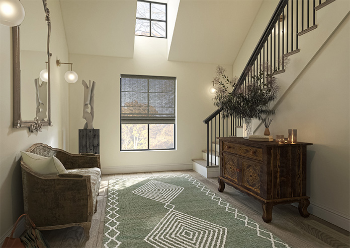 Tucson Voile, Zinc - Roman Blind - Image 6